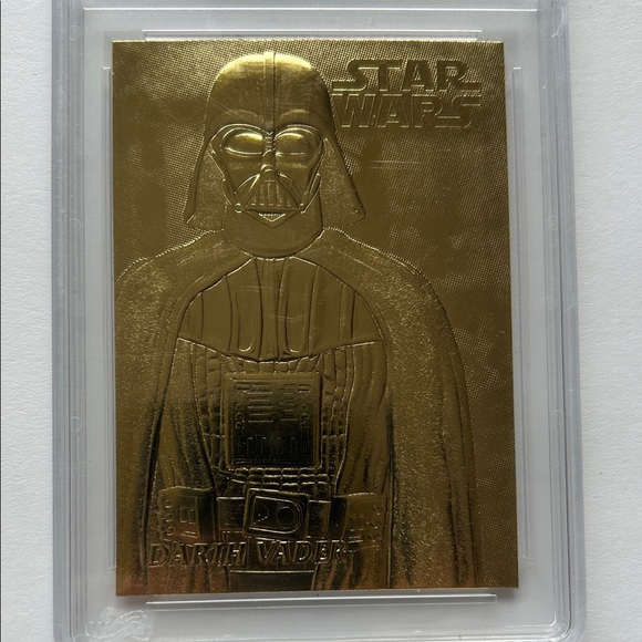 Star Wars Gold Darth Vader Collectible Card - Picture 5 of 6